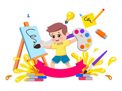 绘画卡通素材 创意与技巧的双重奏